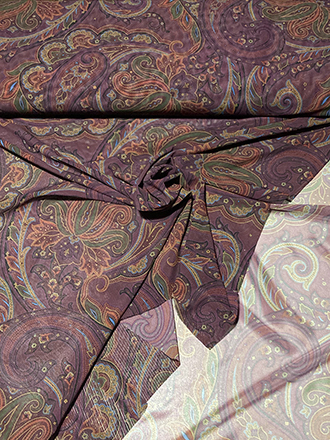 Paisley Stretchtüll