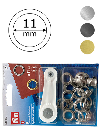 15 Metallösen 11mm