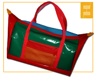 große Tasche aus LKW-Plane