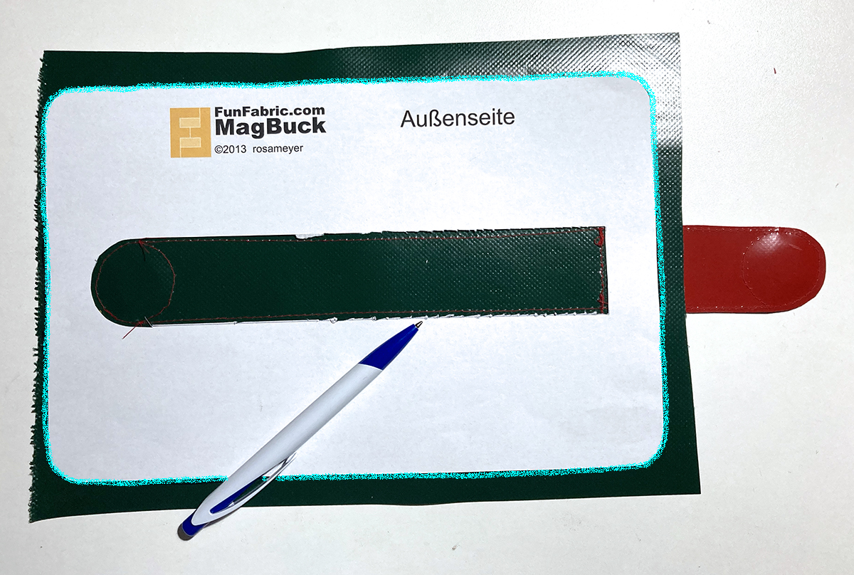 Außenseite anzeichnen