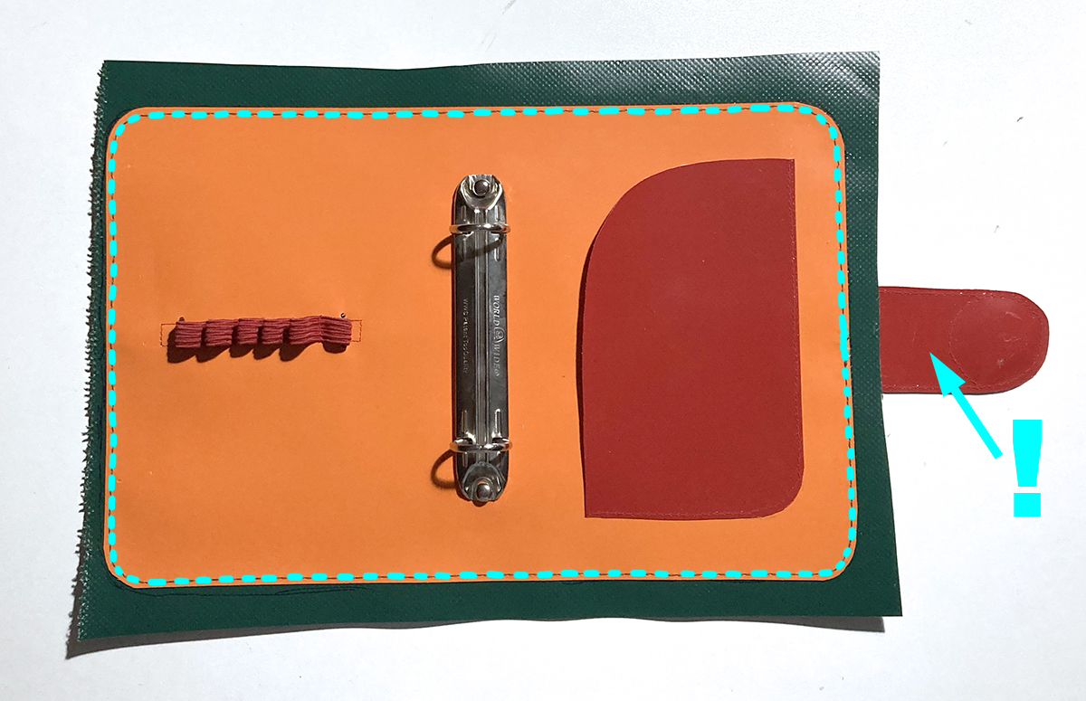 Teile zusammen nähen