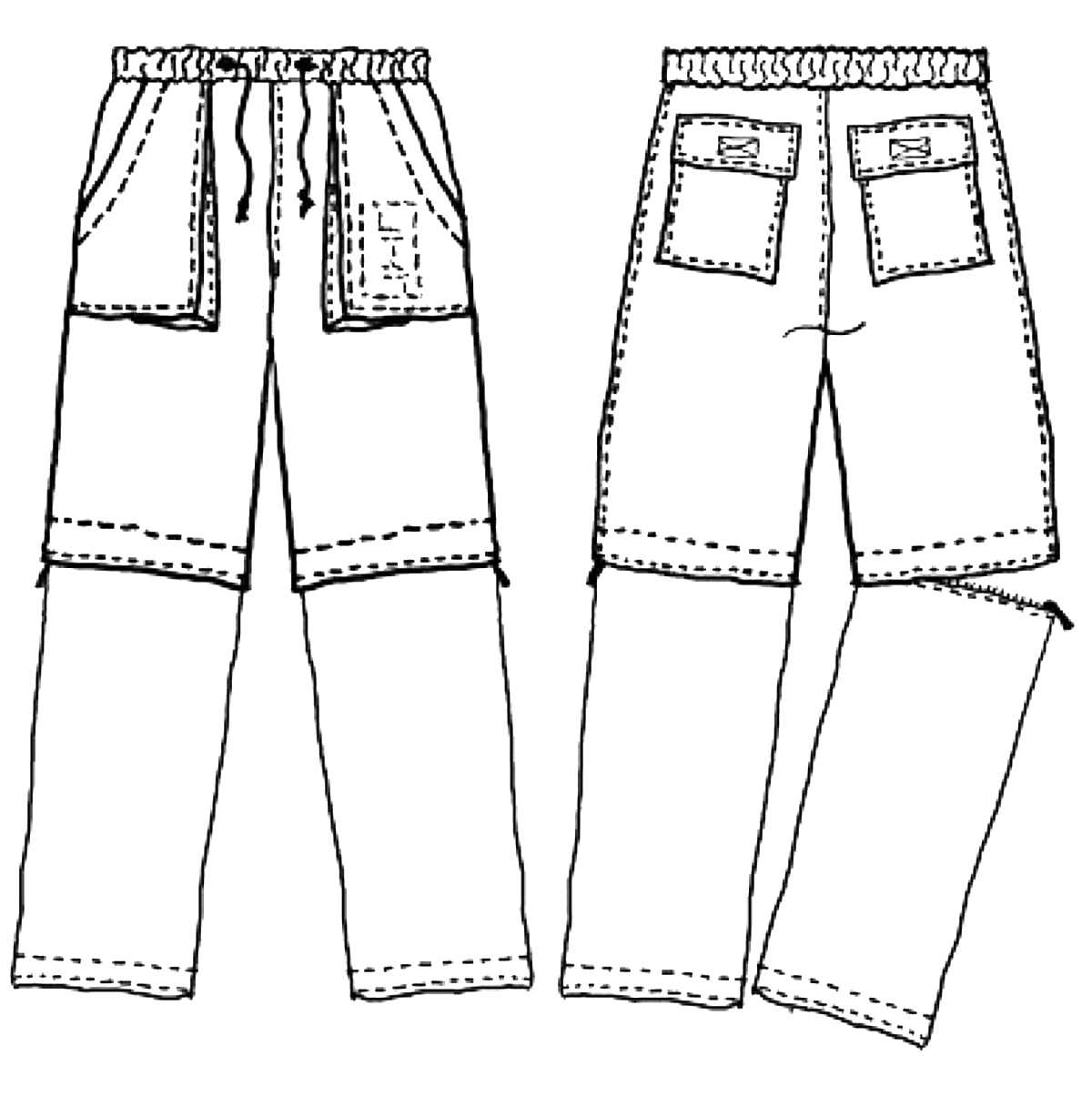 ZippOff Hose für Teenager nähen