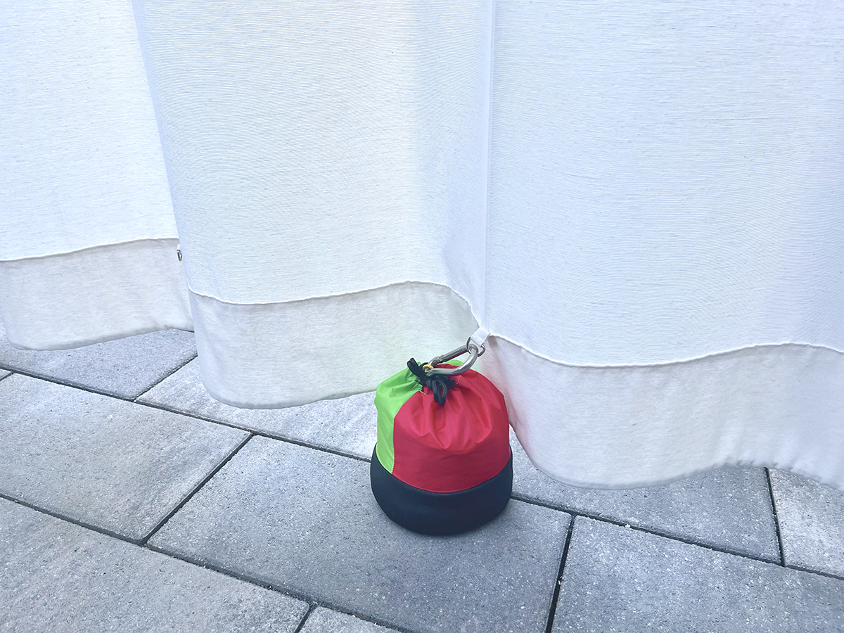 Gewicht für Terrassenvorhänge