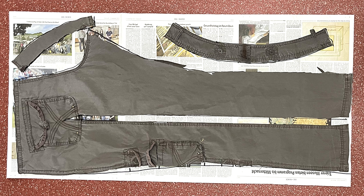 Schnitt auf Papier übertragen
