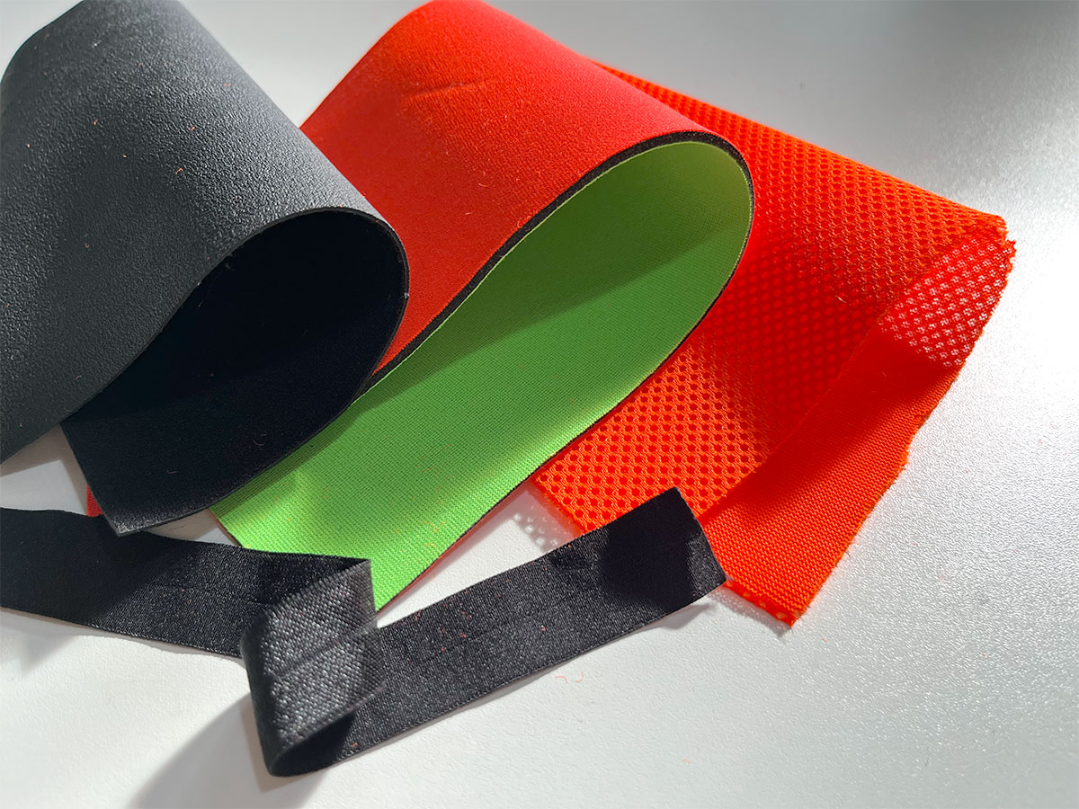 Material für selbst genähte Badeschuhe