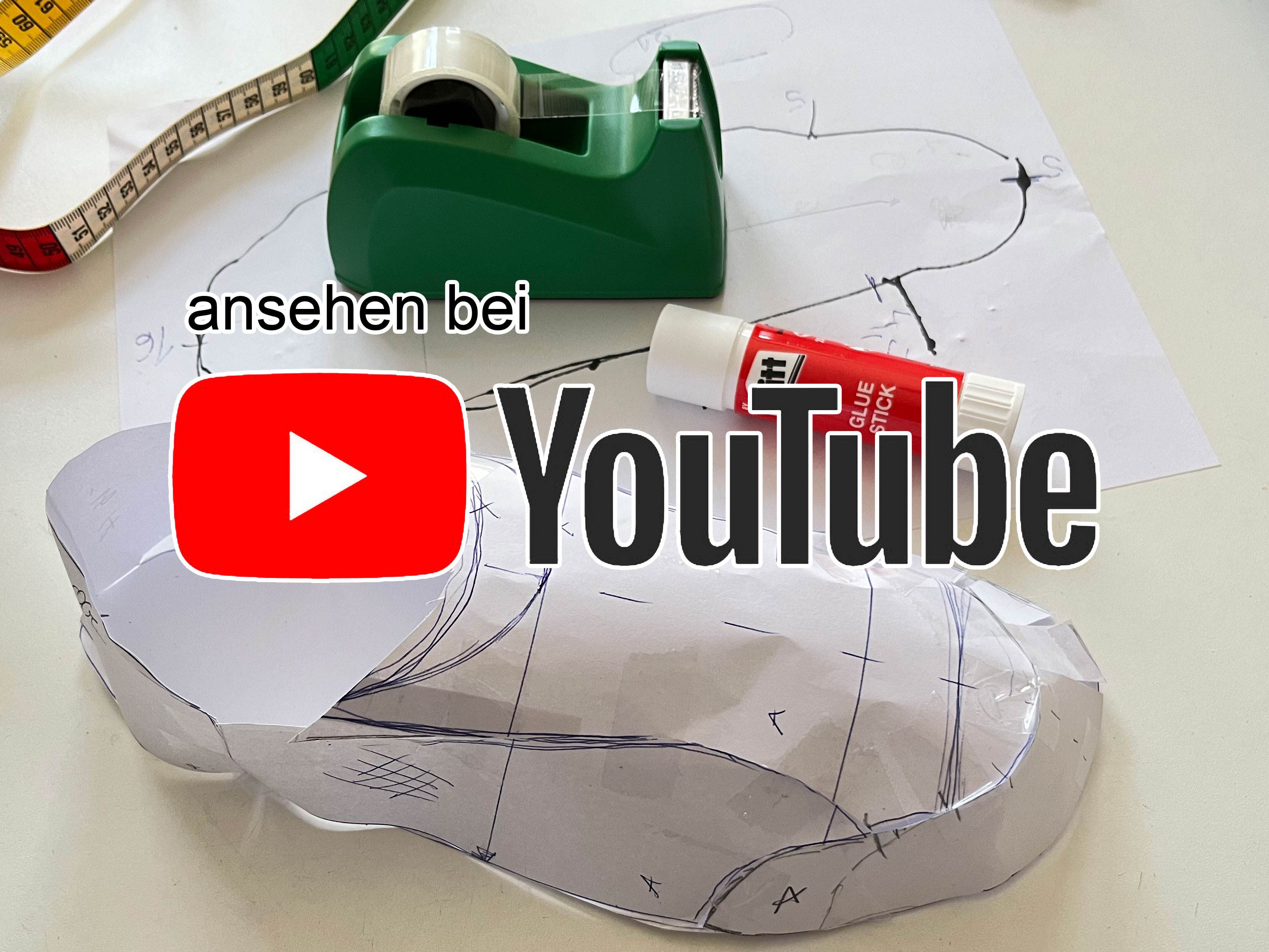Schnittmuster für Schuhe selber machen